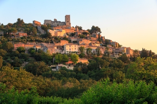 IMG_18068530_VAUCLUSE (84)  LACOSTE VUE DU VILLAGE PERCHé.