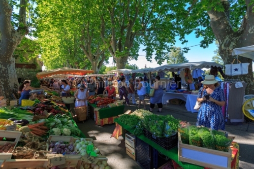 IMG_18072324_VAUCLUSE (84)  LOURMARIN JOUR DE MARCHE BOULEVARD D