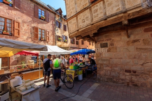 IMG_19076732_LOZèRE (48) LA CANOURGUE JOUR DE MARCHé RUE MAILL