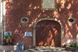 IMG_18067512_HERAULT (34)  SALASC FAçADE DE MAISON DE VILLAGE.