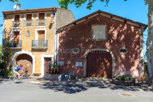 IMG_18067517_HERAULT (34)  SALASC FAçADE DE MAISON DE VILLAGE.