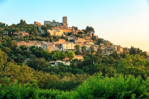IMG_18068529_VAUCLUSE (84)  LACOSTE VUE DU VILLAGE PERCHé.