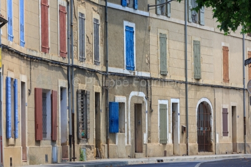 IMG_18068783_VAUCLUSE (84)  PERTUIS VILLE RUE HENRI SILVY FAçAD