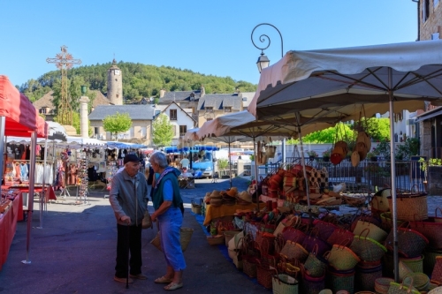 IMG_19076673_LOZèRE (48) LA CANOURGUE JOUR DE MARCHé PLACE DU