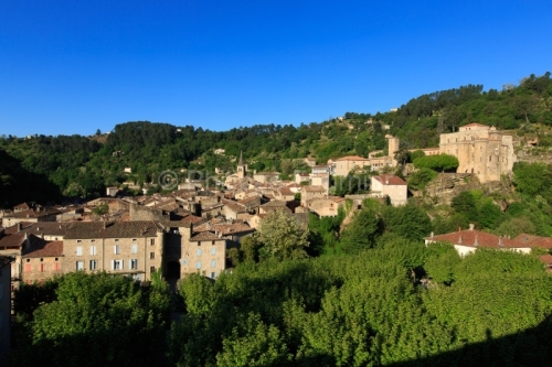 IMG_14052252_ARDECHE (07) LARGENTIERE LE CHATEAU ET LE BOURG Mé
