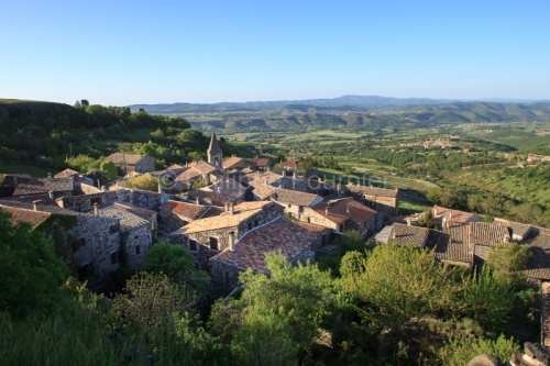 IMG_13057455_ARDECHE (07) MIRABEL VUE SUR LES TOIS DU VILLAGE