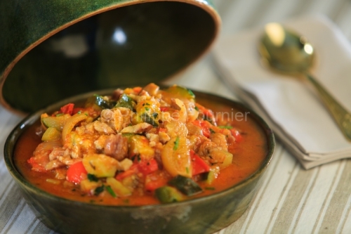 IMG_93436_ARDECHE (07) AUBENAS RATATOUILLE CHATAIGNES DERNIER LEGUMES DU JARDIN LA CUISINE DE CHRISTIANE BRIOUDE