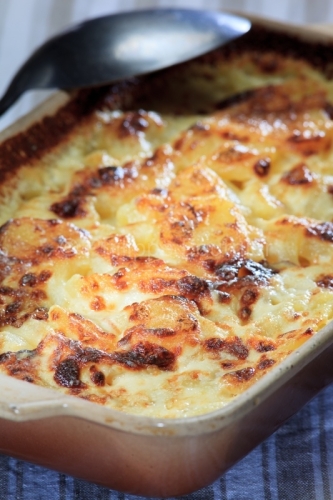 IMG_94684_Ardeche (07) Aubenas Gastronomie gratin dauphinois la