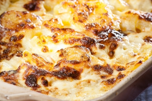 IMG_94684_Ardeche (07) Aubenas Gastronomie gratin dauphinois la