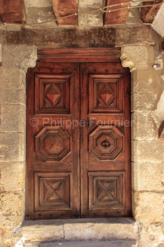 IMG_3123_VAUCLUSE (84) SAULT PORTE D'ENTRéE, LINTEAU EN BOIS, R