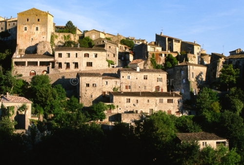 075400A_ARDECHE BALAZUC PLUS BEAU VILLAGE DE FRANCE VUE VILLAGE