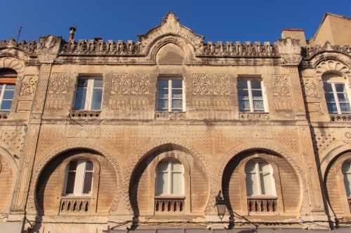 IMG_28304_DROME (26) VALENCE FAçADE DE LA MAISON MAURESQUE