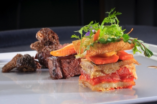 IMG_47847_BOEUF "FIN GRAS DU MEZENC" L'ASSIETTE DE FIN GRAS AVEC