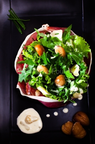 IMG_93281_ARDECHE (07) AUBENAS SALADE D'AUTOMNE, PICODONNE AU CH