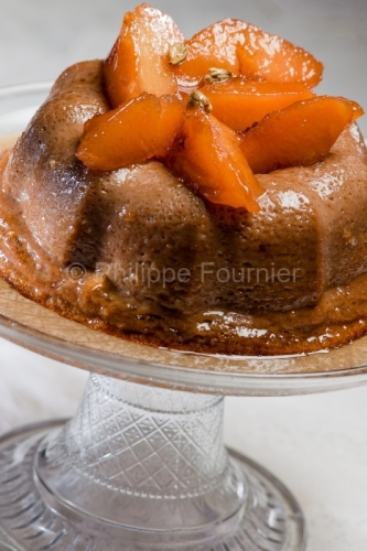IMG_94325_FLAN A LA CHATAIGNE CONFIT DE COING A LA CORIANDRE VER