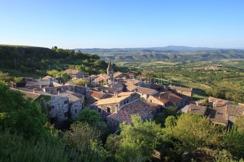 IMG_13057456_ARDECHE (07) MIRABEL VUE SUR LES TOIS DU VILLAGE
