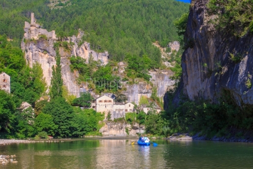 IMG_14077901_LOZERE (48) CASTELBOUC GORGES DU TARN LA RIVIèRE T