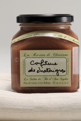 IMG_15021004_ARDECHE (07) AUBENAS POT DE CONFITURE DE CHATAIGNES
