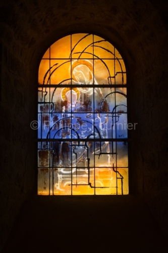 IMG_15070785_ARDECHE (07) MAZAN L'ABBAYE VIERGE à L'ENFANT VITR