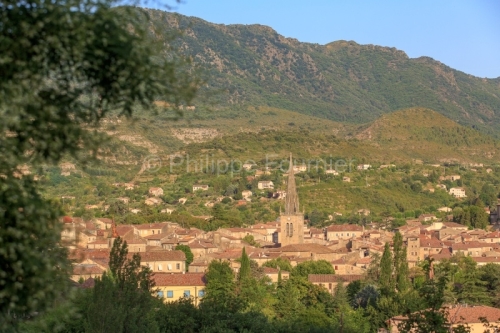 IMG_17074603_Ardèche (07) les vans clocher de l'église, le vil