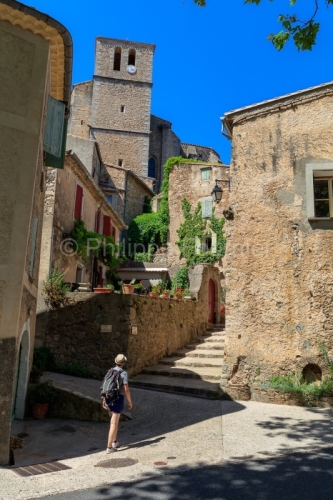 IMG_18067576_HERAULT (34)  MOURèZE LE VILLAGE L'éGLISE SAINTE