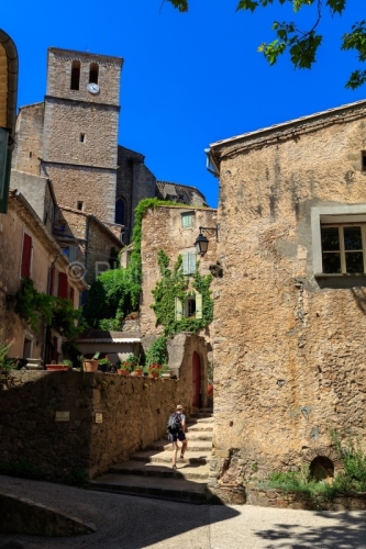 IMG_18067580_HERAULT (34)  MOURèZE LE VILLAGE L'éGLISE SAINTE