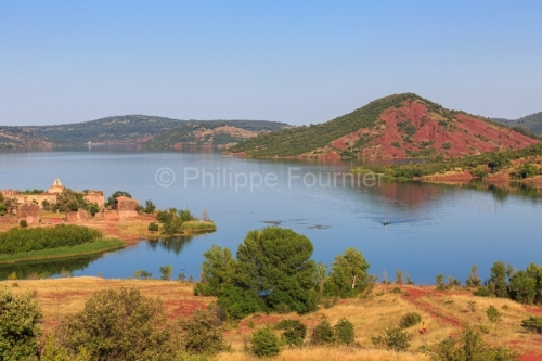 IMG_18067649_HERAULT (34)  CELLES PAYSAGE LE VILLAGE LAC DU SALA