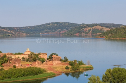IMG_18067661_HERAULT (34)  CELLES PAYSAGE LE VILLAGE LAC DU SALA