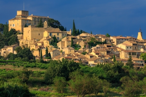 IMG_18068412_VAUCLUSE (84)  ANSOUIS VUE GéNERALE LE CHâTEAUX E
