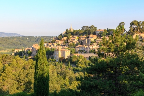 IMG_18068571_VAUCLUSE (84)  BONNIEUX L´éGLISE HAUTE, VUE DU VI