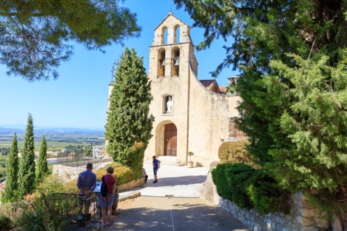 IMG_1909121210_Vaucluse (84) Gigondas Patrimoine clocher et parv