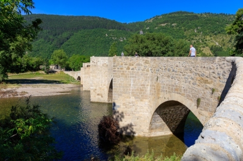 IMG_1906241151_Lozère (48) Quézac Patrimoine, Le Pont de Quéz