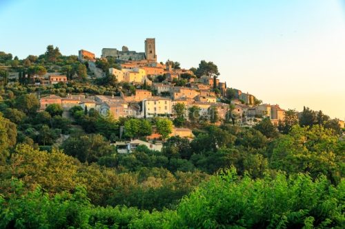 IMG_18068529_VAUCLUSE (84)  LACOSTE VUE DU VILLAGE PERCHé.