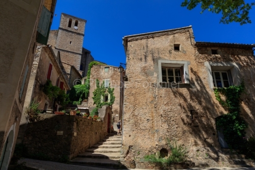 IMG_18067584_HERAULT (34)  MOURèZE LE VILLAGE L'éGLISE SAINTE
