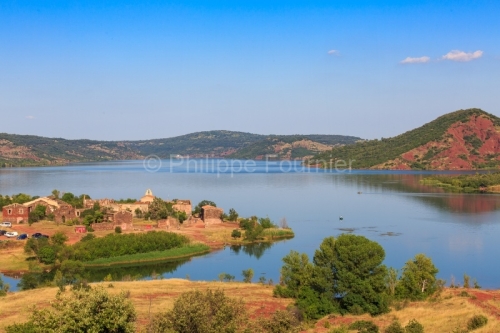 IMG_18067629_HERAULT (34)  CELLES PAYSAGE LE VILLAGE LAC DU SALA
