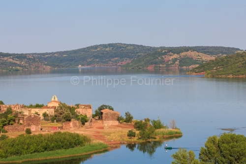 IMG_18067661_HERAULT (34)  CELLES PAYSAGE LE VILLAGE LAC DU SALA