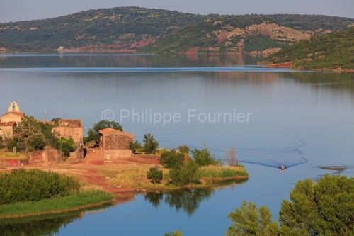 IMG_18067683_HERAULT (34)  CELLES PAYSAGE LE VILLAGE LAC DU SALA