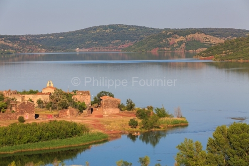 IMG_18067689_HERAULT (34)  CELLES PAYSAGE LE VILLAGE LAC DU SALA